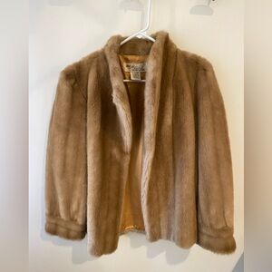 Vintage Lilli Ann Faux Fur Brown/Tan Coat